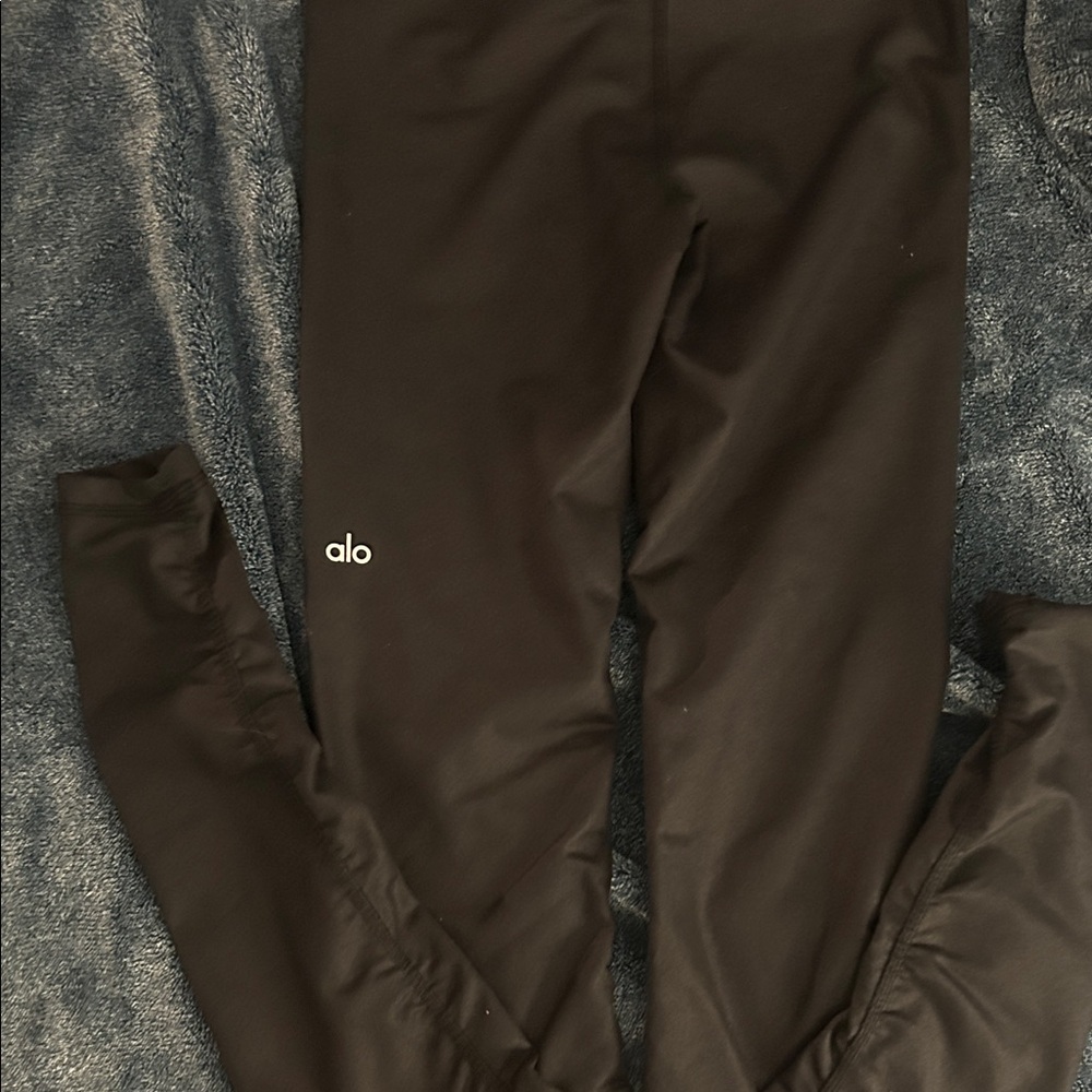ALO Yoga Women Charcoal Leggings